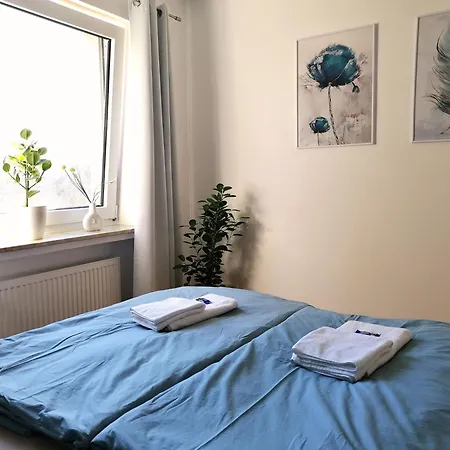 Apartment M-oase Blue Design I Citynah I Kueche I Netflix